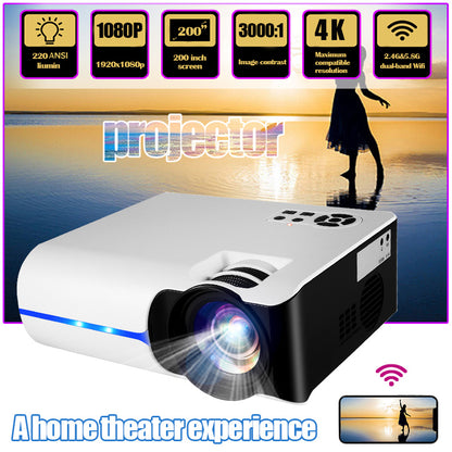 VS315 Projector LCD 280 ANSI | Android 9.0 | WiFi 2.4G/Bluetooth | USB HDMI Supported | Full HD Home Theater Portable Projector