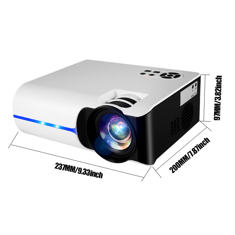 VS315 Projector LCD 280 ANSI | Android 9.0 | WiFi 2.4G/Bluetooth | USB HDMI Supported | Full HD Home Theater Portable Projector